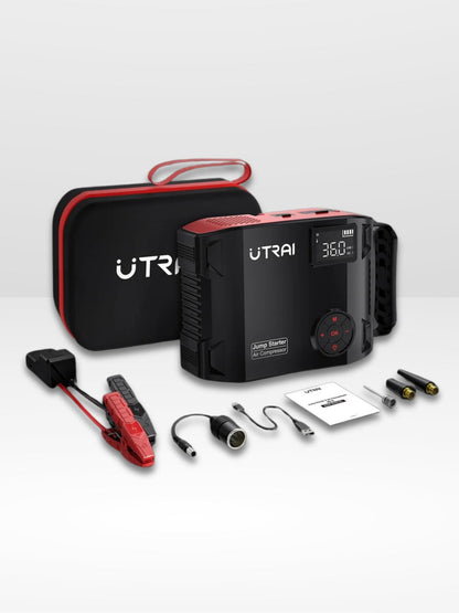 Gonfleur de Pneus 4 en 1 Compact et Pratique