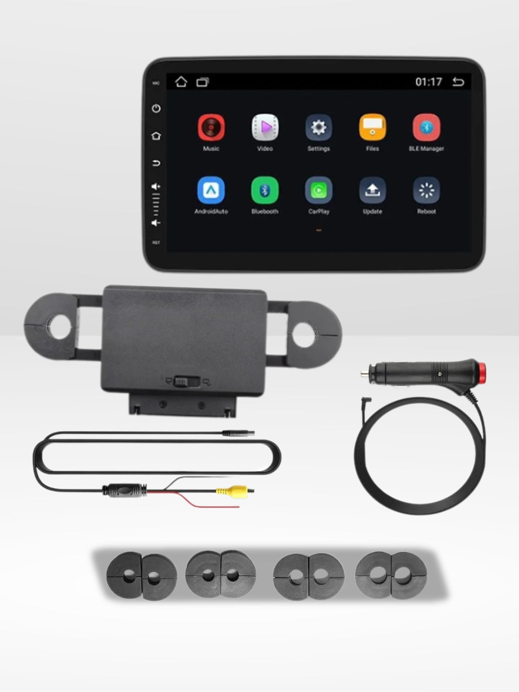 Écran Auto Portable Bluetooth avec Appui-Tête