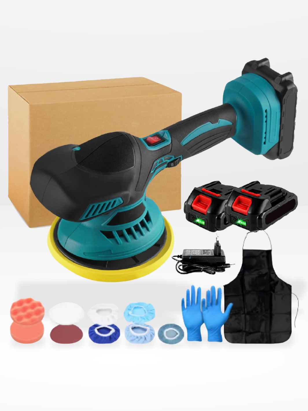 Professionele Polijstmachine met Instelbare Batterijkracht