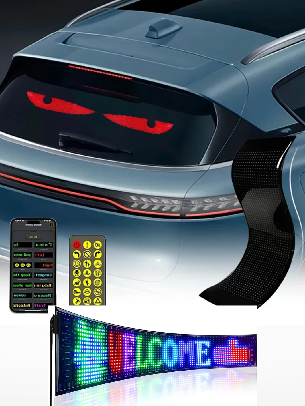 Aanpasbaar en Instelbaar LED Paneel voor Auto