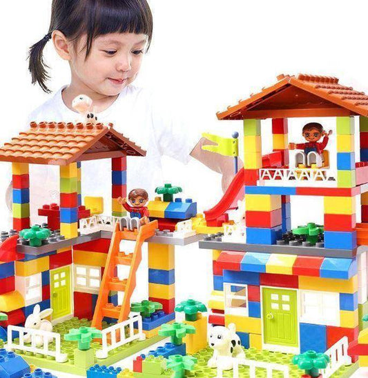 Château Lego Enfant Jouet Éducatif Coloré - Santeova