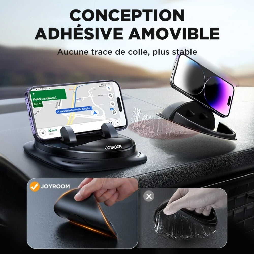 Support Téléphone Voiture Universel avec Ventouse
