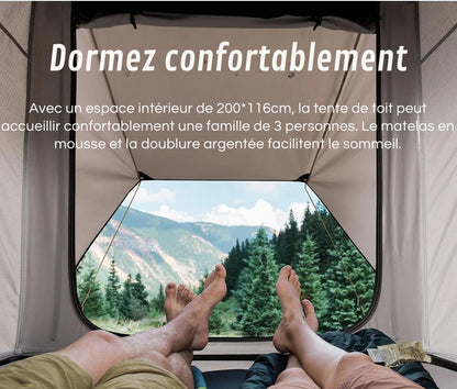 Tent voor op het Dak met Hoge Stevigheid voor Comfortabel Kamperen