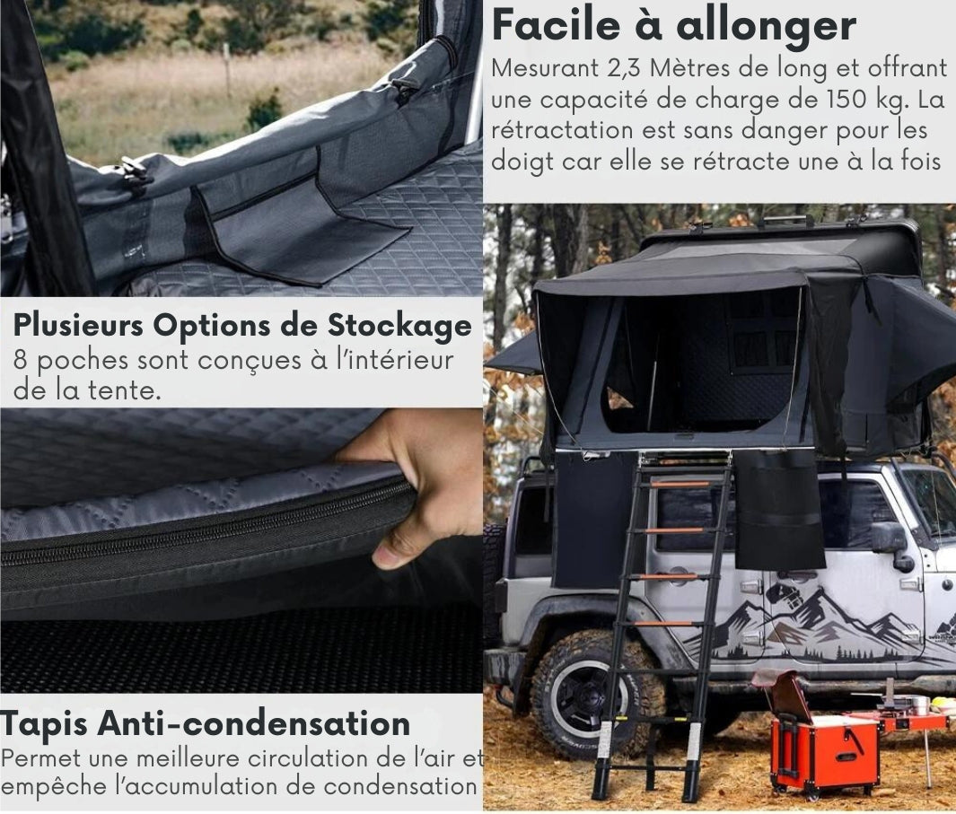 4-Persoons Daktent voor Auto Camping