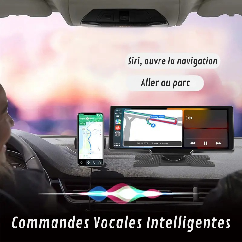 CarPlay Navigatiescherm met Ingebouwde Achteruitrijcamera
